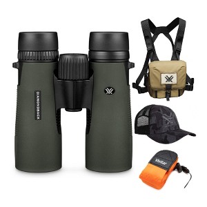 Vortex 8x42 Diamondback HD Roof Prism Binoculars w/Floating Strap & Vortex Hat - 1 of 3