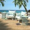 APRILSOUL32.00"Outdoor Lounge Chairs,Blue - 3 of 4