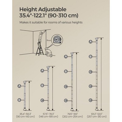 Pearl White Adjustable Over-the-Toilet Storage Shelf