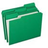 Pendaflex Reinforced Top Tab File Folders 1/3 Cut Letter Green 100/Box R15213BGR - 2 of 2