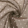 INSPIRE CHIC Women Polka Dots Cotton Linen Retro Solid Color Plain Square Neck Scarves 1Pc - 4 of 4