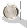ProSelect Stainless Steel Hanging Pet Cage Bowl, 26-Ounce - 3 of 4