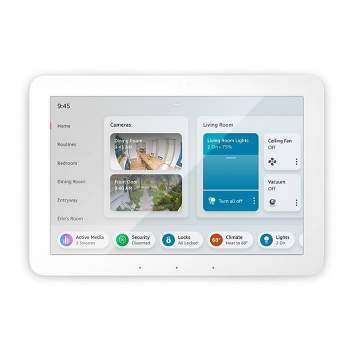 Amazon Echo Hub 8" Smart Home Control Panel with Alexa - White