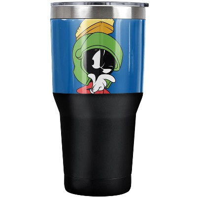 Looney Tunes Marvin The Martian Steel Tumbler 30oz Coffee Travel Mug