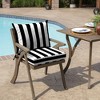 Arden 24"x17" Outdoor Dining Chair Cushion Set - 2 of 4