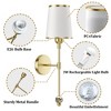 PAIHOME Elegant Wall Sconce Set with Crystal Accent, Bedroom Living Room Hallway Feature Wall Lighting Fixtures - 2 of 4