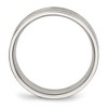 Black Bow Jewelry 6mm Stainless Steel Brushed & Polished Grooved Flat Standard Fit Band - 2 of 4