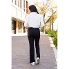 Women's Liz Crossover Bootcut Leggings with Pockets - Julia Rose - 3 of 4