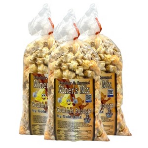 Gold Dust Kettle Corn 2 oz Miner's Mix Caramel & Cheese Popcorn Mix Non-GMO - Pack of 3 - 1 of 4