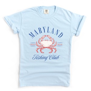 Simply Sage Market Maryland Fishing Club Garment Dyed Tee - 1 of 4