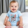 The Juniper Shop Coquette USA Bow Grunge Baby Short Sleeve Bodysuit - 3 of 4