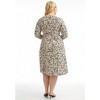 June + Vie by Roaman's Women's Plus Size Sweetheart Swing Dress - 3 of 4