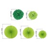 Unique Bargains Paper Decorative Round Pattern Party Decorative Folding Fans - 2 of 4