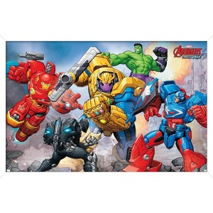 Trends International Marvel Avengers: Mechstrike - Battle Framed Wall Poster Prints - 1 of 4