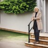 VEVOR Handrails for Outdoor Steps, 2 PCS 2-3 Step Stair Hand Rail Kit, Transitional Carbon Steel Railings with Installation Kit, Stair Rails, Black - 2 of 4