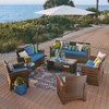BrylaneHome 9' Easy Up Cantilever Umbrella - 2 of 4