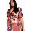 CITY CHIC | Women's Plus Size  Cammy Print Dress - dusky rose - 20W - 3 of 4