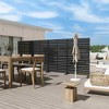 Dovelina Metal Privacy Screen Free Standing 6 ft. H x 4 ft. - 4 of 4