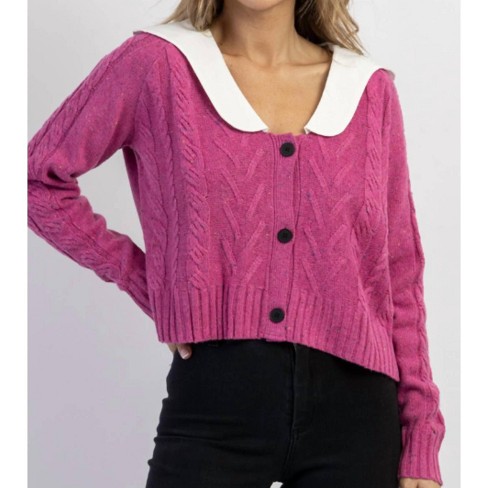 Women's HARPER SCALLOPED COLLAR SWEATER - &merci - image 1 of 4