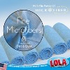 Lola Products Jumbo Microfiber Cleaning Cloths, Reusable & Machine Washable, Cleans with just Water, 16" x 14", 45 Grams, 6 Pack - 2 of 4