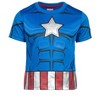 Marvel Avengers Captain America Iron Man Venom Hulk Cosplay Athletic T-Shirt and Shorts Outfit Set Toddler to Little Kid - 4 of 4