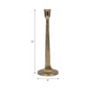 Elegant Taper Candle Holder for Home Decor - Decorative Candlestick Holder for Table Centerpieces, Mantel, or Shelf Decor - 12.5", Gold - 4 of 4