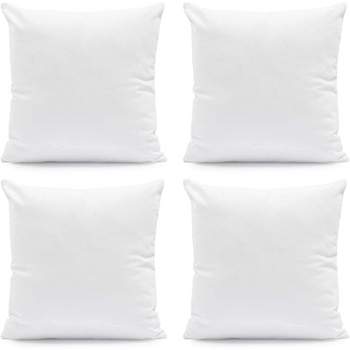 Lux Decor Collection Decorative Throw Pillows Insert Pack of 4