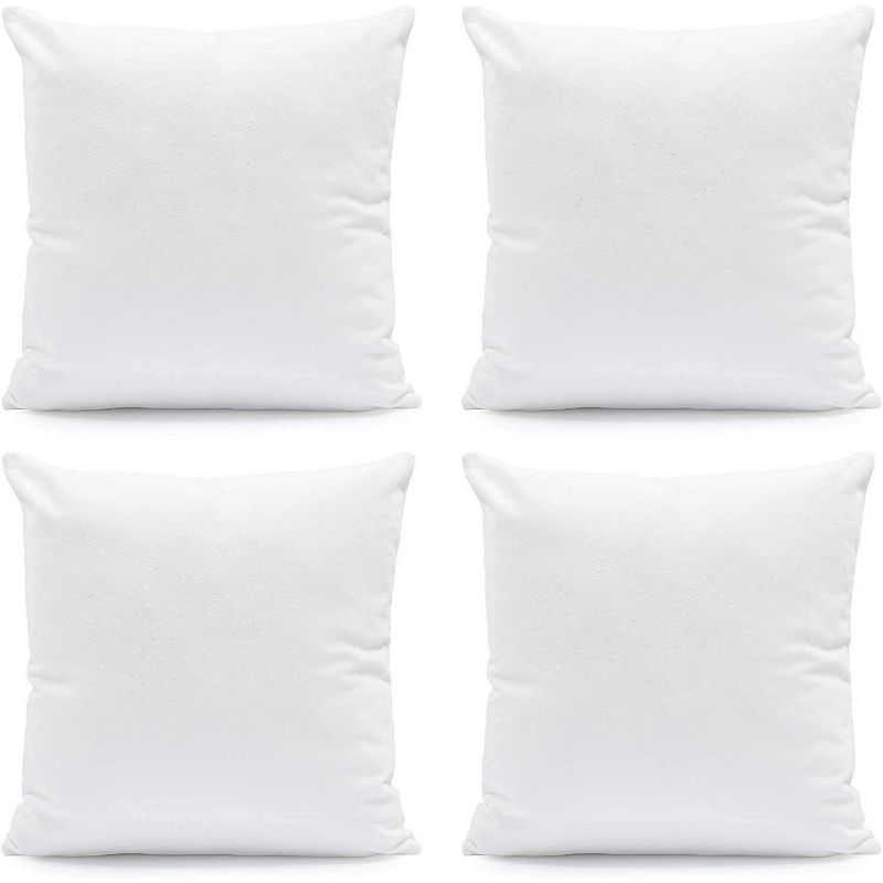 Lux Decor Collection Decorative Throw Pillows Insert Pack of 4, 1 of 9