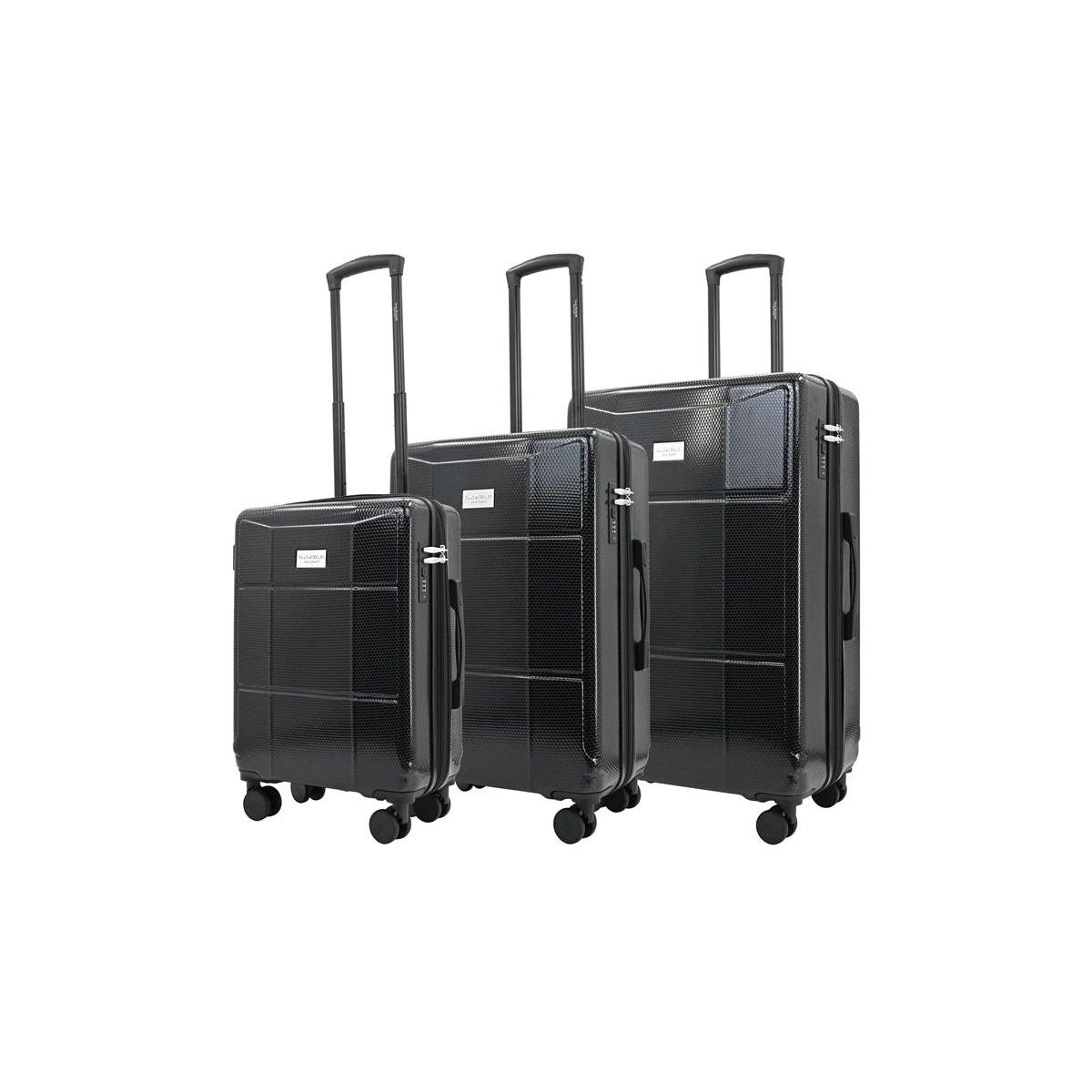 Isaac Mizrahi Aero 3-Piece Expandable Hardside Lightweight Luggage Set with 360 Spinner Wheels & Combo Lock - thumbnail 6