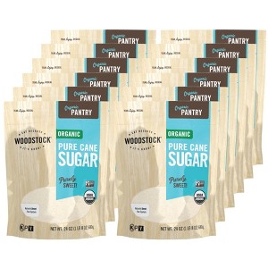 Woodstock Organic Pure Cane Sugar - Case of 12/24 oz - 1 of 4