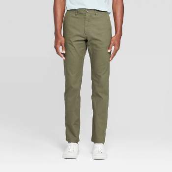 Men's Slim Fit Tech Chino Pants - Goodfellow & Co™ Olive Green 32x34 :  Target