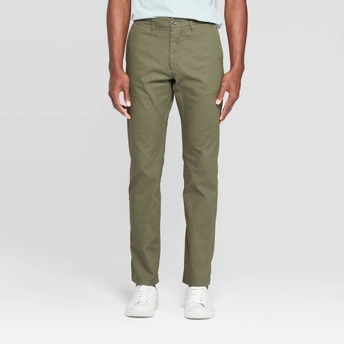 Men's Every Wear Athletic Fit Chino Pants - Goodfellow & Co™ Khaki 28x30