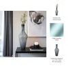 Glass Vase - Tapered Neck for Home Office, Bedroom, or Living Room Décor - Modern Casual Style - 20" Blue - 3 of 4