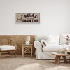 Stupell Industries Cabin Time Phrase with Deer, 30" x 13" - 2 of 4