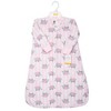 Hudson Baby Infant Girls Long-Sleeve Fleece Sleeping Bag, Elephant Stripe - 2 of 2