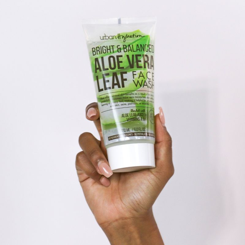 Urban Hydration Bright &#38; Balanced Aloe Vera Leaf Face Wash - 6 fl oz, 4 of 8