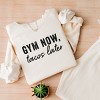 Simply Sage Market Gym Now Tacos Later Lightweight Garment Dyed Sweatshirt - 3 of 4