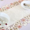 PiccoCasa Polyester Vintage Flower Embroidery Tassel Kitchen Decor Table Runner Cloth 15.75"x59.06" Multicolor 1 Pc - 4 of 4