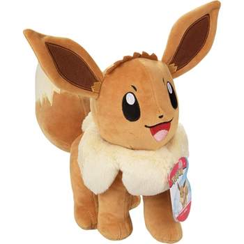 Pokemon Eevee Large 12" Plush Stuffed Animal Toy - Officially Licensed - Ages 2+