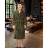 ADR Plush Fleece Men's Robe, Soft Cozy Warm Men's Bathrobe, Bath Robe - 2 of 3