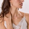 Humble Chic NY Simulated Druzy Chain Bracelet for Women - Boho Stackable Adjustable Bolo Slider Bracelet - 2 of 4