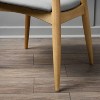 Kumasinova Retro Rubberwood Dining Chairs Set of 2,Kitchen Chairs with Ergonomic Back,Accent Chairs with Plush Cushion for Dining Table,300lb Capacity - 4 of 4
