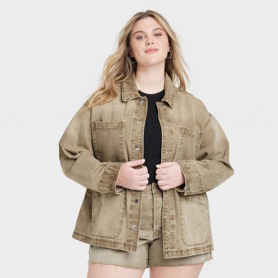 Women's Denim Chore Coat - Universal Thread™