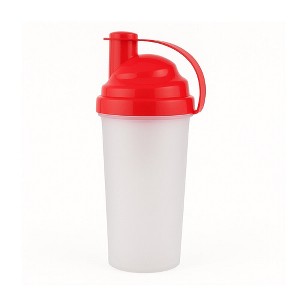 Amber Fight Gear Shaker Bottle with Cyclone Cap - BPA-Free, Durable, Leak-Proof, Easy Clean, Portable Protein Mixer for Gym, Sports, Supplements - Red - 1 of 3
