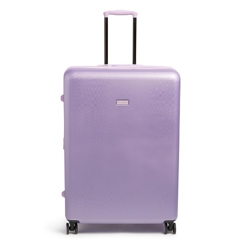 Vera Bradley Women's Hardside Xl Spinner Luggage Purple Shimmer : Target