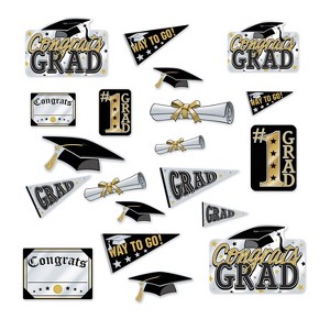 Beistle Graduation Cutouts, 6"-13", (40/Pkg) Multicolored - 1 of 1