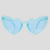 Anna-Kaci Active Women's Vibrant Heart-Shaped Fashion Sunglasses UV400 Protection - 2 of 4
