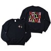 Simply Sage Market Women's Graphic Sweatshirt Holly Jolly Mama Colorful Front and Back - 2 of 4