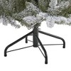 Nearly Natural 5-ft Flocked West Virginia Spruce Artificial Christmas Tree with 200 Clear Lights and 604 Bendable Branches - 4 of 4