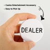 GSE 2" Casino Texas Hold'em Poker Dealer Puck, Small Blind, Big Blind Buttons - 4 of 4